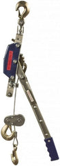Value Collection - 4,000 Lb Lifting Capacity, 8-1/2' Lift Height, Puller Hoist - Made from Wire Rope - Exact Tooling