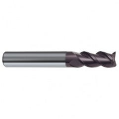 2.5mm Dia. - 32mm OAL - 45° Helix Firex Carbide End Mill - 3 FL - Exact Tooling