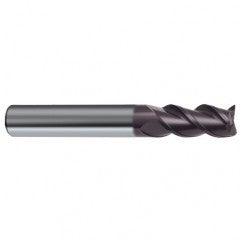 6.5mm Dia. - 60mm OAL - 45° Helix Firex Carbide End Mill - 3 FL - Exact Tooling