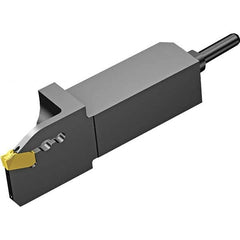Sandvik Coromant - 1" Max Depth, 0 to 1" Width, External Left Hand Nonface Grooving Toolholder - Exact Tooling