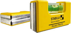 Stabila - Tubular & Pocket Levels Mounting Type: Pocket Clip Mounting Direction: Horizontal/Vertical - Exact Tooling