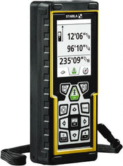 Stabila - 660' Range, Laser Distance Finder - 2 AA Batteries Required, Accurate to 1/16" - Exact Tooling