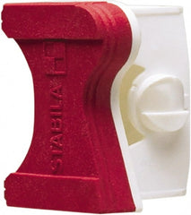Stabila - Level Replacement End Cap Mount - Red, Use with R300 Series Levels - Exact Tooling