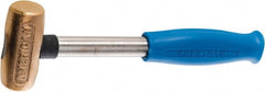 American Hammer - 1 Lb Head 1-1/8" Face Bronze Head Hammer - Exact Tooling