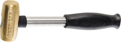 American Hammer - 1 Lb Head 1-1/8" Face Brass Hammer - Exact Tooling