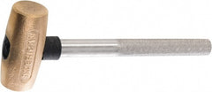 American Hammer - 1-1/2 Lb Head 1-1/4" Face Bronze Head Hammer - Exact Tooling