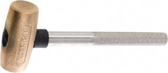 American Hammer - 1 Lb Head 1-1/8" Face Bronze Head Hammer - Exact Tooling