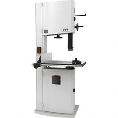 Jet - 18" Throat Capacity, Step Pulley Vertical Bandsaw - 2,300/3,800 SFPM, 1.75 hp, Single Phase - Exact Tooling