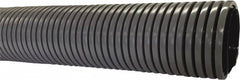 Flexaust - 1-1/2" ID, 29 Hg Vac Rating, 16 psi, Polyethylene Vacuum & Duct Hose - 50' Long, Gray, 2-3/4" Bend Radius, -40 to 140°F - Exact Tooling