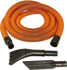 Flexaust - 12' Hose Length, Accessory Kit - Use With All Vacuums with Inlet - Exact Tooling