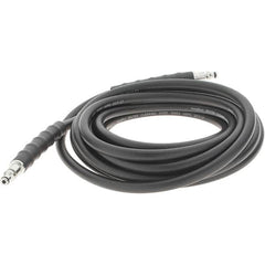 PRO-SOURCE - 2,600 Max psi Fixed Pressure Washer Hose - 20' Long, 6.35 Orifice, 1/4" Hole Size - Exact Tooling