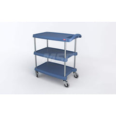Metro - Carts; Type: Utility ; Load Capacity (Lb.): 400.000 ; Number of Shelves: 3 ; Width (Inch): 18-5/16 ; Length (Inch): 31-1/2 ; Height (Inch): 35-1/2 - Exact Tooling