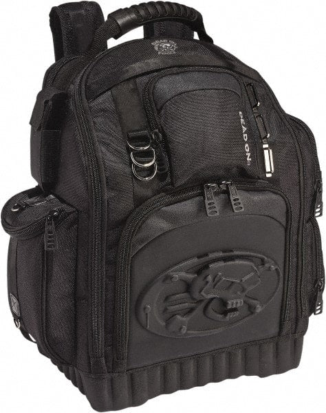 Dead On - 34 Pocket Black Polyester Backpack Tool Bag - 17" Wide x 10" Deep x 20" High - Exact Tooling