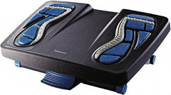 FELLOWES - 17-7/8" Wide, 6-1/2" High Foot Rest - Charcoal, Blue & Gray - Exact Tooling
