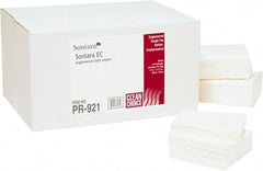NuTrend Disposables - 1/4 Fold General Purpose Wipes - Poly Pack, 12" x 13-1/4" Sheet Size, White - Exact Tooling
