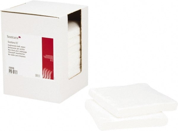 NuTrend Disposables - Flat Fold General Purpose Wipes - Poly Pack, 12" x 12" Sheet Size, White - Exact Tooling