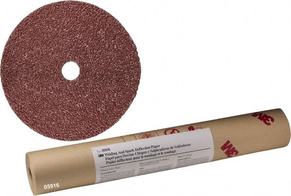 3M - 7" Diam 36 Grit Fiber Disc - Very Coarse Grade, Ceramic, 8,600 Max RPM, Series 982C - Exact Tooling