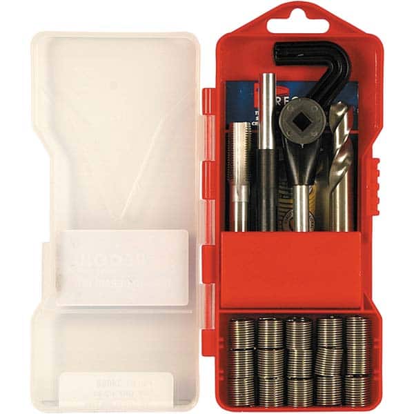 Recoil - Thread Repair Kits Insert Thread Size (Inch): 1/4; 5/16; 3/8; 7/16; 1/2 Includes Drill: IncludesDrill - Exact Tooling