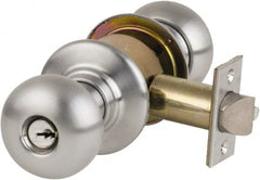 Schlage - Satin Chrome Entrance Knob Lockset - Exact Tooling