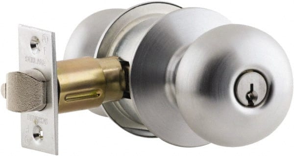 Schlage - Satin Chrome Storeroom Knob Lockset - Exact Tooling