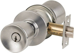 Schlage - Satin Chrome Entrance Knob Lockset - Exact Tooling