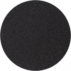 Camel Grinding Wheels - 8" Diam, 120 Grit Silicon Carbide Adhesive PSA Disc - Fine Grade, Black, C Weighted Backing, Flexible - Exact Tooling