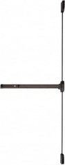 Falcon - Nonhanded, Medium Duty Vertical Rod - Dark Bronze Finish, 4" Max Door Width, Grade 1 - Exact Tooling