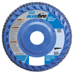 ‎7″ × 5/8″-11 80 Grit Type 27 BlueFire Flap Disc - Exact Tooling