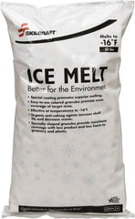 Ability One - 50 Lb Bag Environmentally Safe Pellet-Form Ice & Snow Melter & De-Icer - Exact Tooling