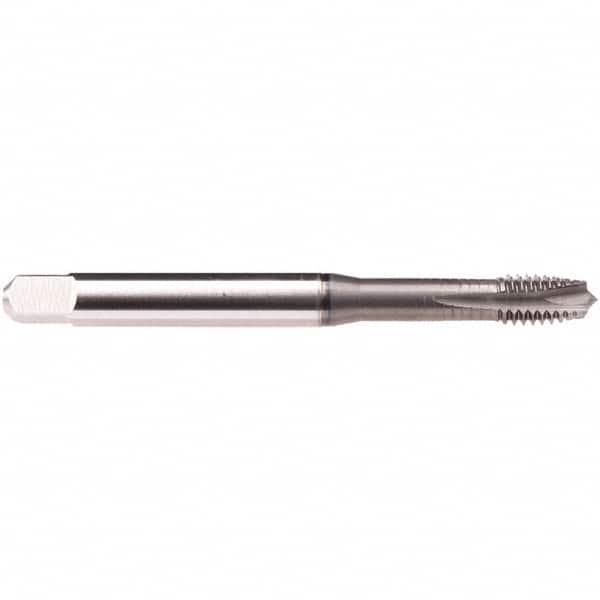 Emuge - 4-48 UNF 4 Flute BT Bottoming Spiral Flute Tap - High Speed Steel, GLT-1 Finish, 2.205" OAL, Right Hand Flute, Right Hand Thread, Series Rekord B-Z - Exact Tooling
