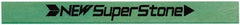 Value Collection - Flat Ceramic Finishing Stick - 40mm Long x 1mm Wide x 4mm Thick, 120 Grit - Exact Tooling