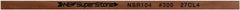 Value Collection - Flat Ceramic Finishing Stick - 100mm Long x 1.5mm Wide x 10mm Thick, 300 Grit - Exact Tooling