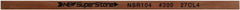 Value Collection - Flat Ceramic Finishing Stick - 100mm Long x 1.5mm Wide x 6mm Thick, 300 Grit - Exact Tooling