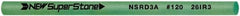 Value Collection - Round Ceramic Finishing Stick - 50mm Long x 3mm Wide x 3mm Thick, 120 Grit - Exact Tooling