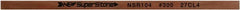 Value Collection - Flat Ceramic Finishing Stick - 100mm Long x 1mm Wide x 4mm Thick, 300 Grit - Exact Tooling