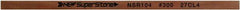 Value Collection - Flat Ceramic Finishing Stick - 100mm Long x 1mm Wide x 1mm Thick, 300 Grit - Exact Tooling
