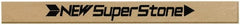 Value Collection - Flat Ceramic Finishing Stick - 40mm Long x 1mm Wide x 6mm Thick, 180 Grit - Exact Tooling