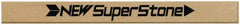 Value Collection - Flat Ceramic Finishing Stick - 40mm Long x 0.8mm Wide x 6mm Thick, 180 Grit - Exact Tooling