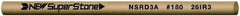 Value Collection - Round Ceramic Finishing Stick - 100mm Long x 2.35mm Wide x 2.4mm Thick, 180 Grit - Exact Tooling