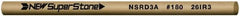 Value Collection - Round Ceramic Finishing Stick - 50mm Long x 2.35mm Wide x 2.4mm Thick, 180 Grit - Exact Tooling