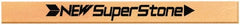 Value Collection - Flat Ceramic Finishing Stick - 40mm Long x 0.8mm Wide x 4mm Thick, 400 Grit - Exact Tooling