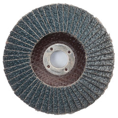 4″ × 5/8″ Flap Disc BlueFire Type 29 Fiberglass Plate 36 Grit - Exact Tooling