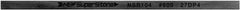 Value Collection - Flat Ceramic Finishing Stick - 100mm Long x 2mm Wide x 4mm Thick, 600 Grit - Exact Tooling