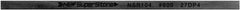 Value Collection - Flat Ceramic Finishing Stick - 100mm Long x 0.5mm Wide x 6mm Thick, 600 Grit - Exact Tooling