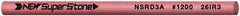 Value Collection - Round Ceramic Finishing Stick - 50mm Long x 3mm Wide, 1,200 Grit - Exact Tooling