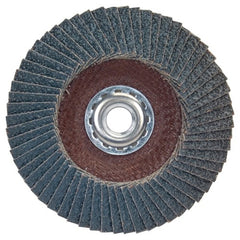 ‎5″ × 5/8″-11 Flap Disc BlueFire Type 29 Fiberglass Plate 36 Grit - Exact Tooling