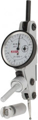 SPI - 0.06" Range, 0.001" Dial Graduation, Horizontal Dial Test Indicator - 1-3/16" White Dial, 0-15-0 Dial Reading, Accurate to 0.0012" - Exact Tooling
