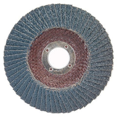 6″ × 7/8″ Flap Disc BlueFire Type 29 Fiberglass Plate 24 Grit - Exact Tooling