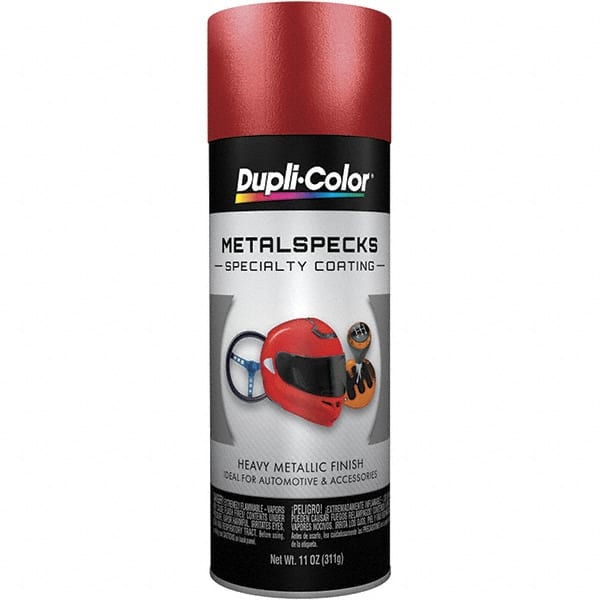 Dupli-Color - Metal Flake Retro Red Automotive Topcoat - 11 oz Aerosol Can - Exact Tooling