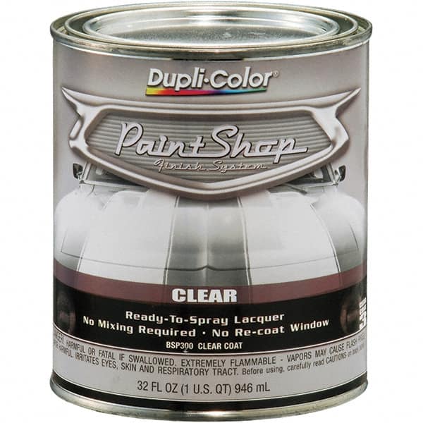 Dupli-Color - Clear Gloss Topcoat Automotive Topcoat - 1 Qt Can - Exact Tooling